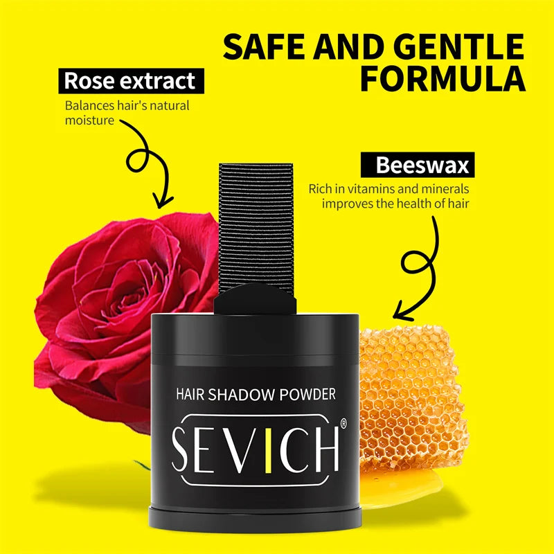 10G Hairline Powder Hair Fiber Powder Capillary Filling Hair Shadow Waterproof Hairline Edge Control Makeup Concealer