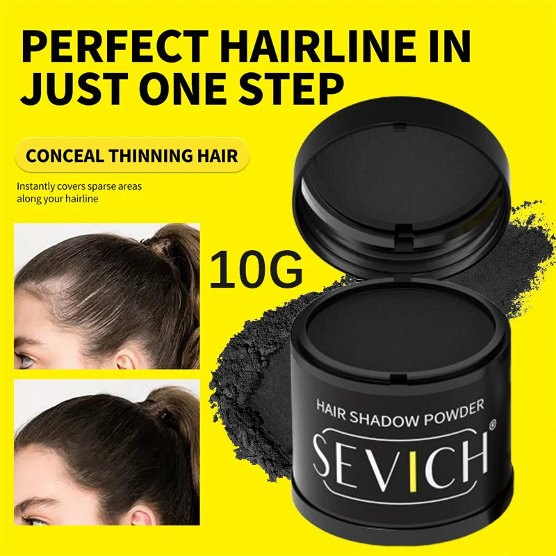 10G Hairline Powder Hair Fiber Powder Capillary Filling Hair Shadow Waterproof Hairline Edge Control Makeup Concealer